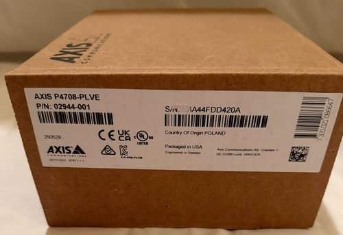 Axis p4708 plve - axis, p4708-plve