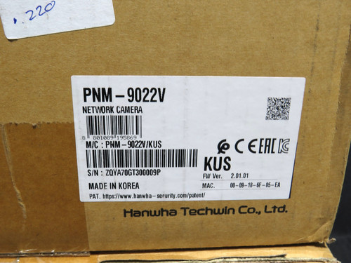 Hanwha pnm 9022v 8mp - hanwha,